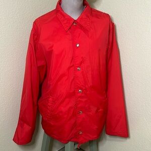 Vintage Red Shirt Windbreaker